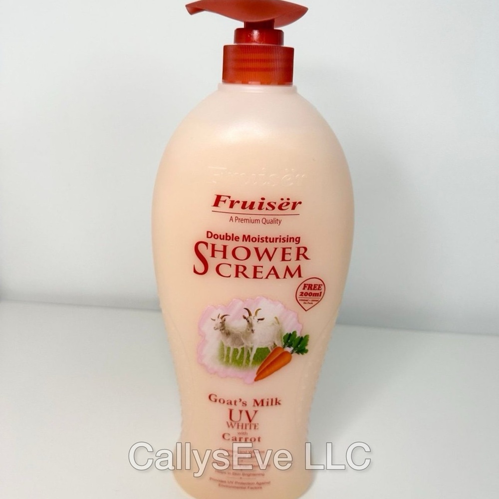Fruiser Shower Cream Goat’s Milk UV With Carrot 1000ml
